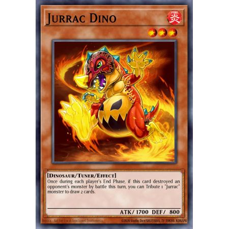Jurrac Dino (Duel Terminal Normal Parallel Rare)