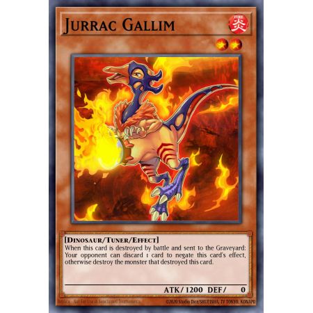 Jurrac Gallim (Duel Terminal Normal Parallel Rare)