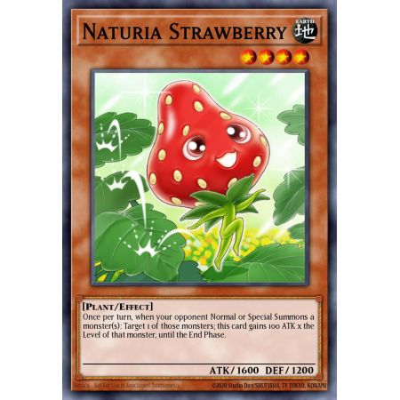 Naturia Strawberry (Duel Terminal Normal Parallel Rare)