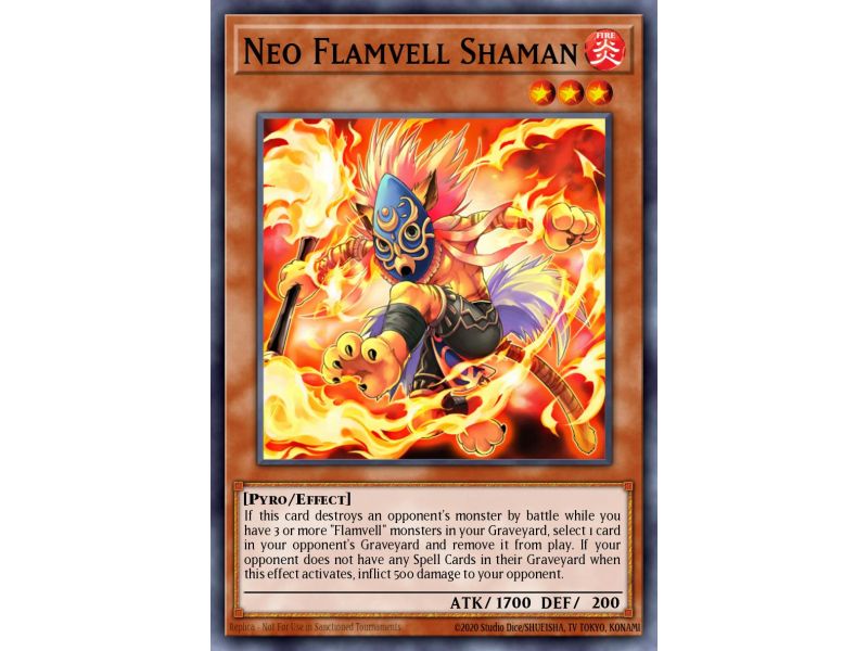 Neo Flamvell Shaman (Duel Terminal Normal Parallel Rare)