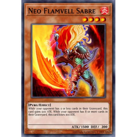 Neo Flamvell Sabre (Duel Terminal Super Parallel Rare)