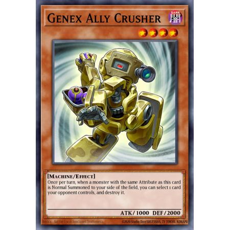 Genex Ally Crusher (Duel Terminal Normal Parallel Rare)