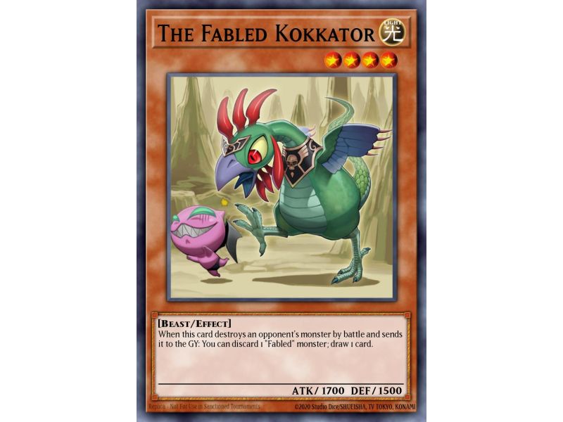 The Fabled Kokkator (Duel Terminal Normal Parallel Rare)