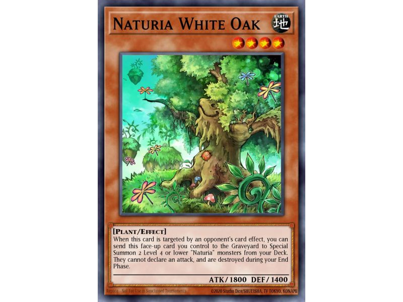 Naturia White Oak (Duel Terminal Super Parallel Rare)