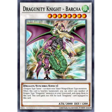 Dragunity Knight - Barcha (Duel Terminal Super Parallel Rare)