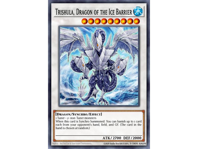 Trishula, Dragon of the Ice Barrier (Duel Terminal Ultra Parallel Rare)