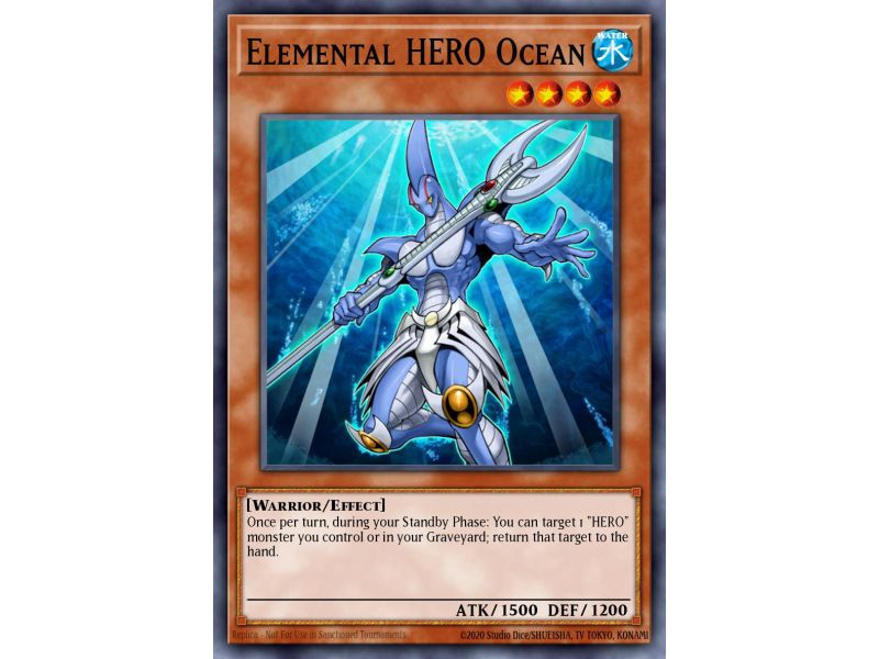 Elemental HERO Ocean (Duel Terminal Normal Parallel Rare)