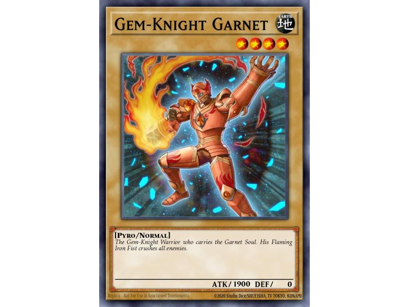 Gem-Knight Garnet (Duel Terminal Normal Parallel Rare)
