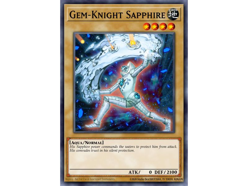 Gem-Knight Sapphire (Duel Terminal Normal Parallel Rare)