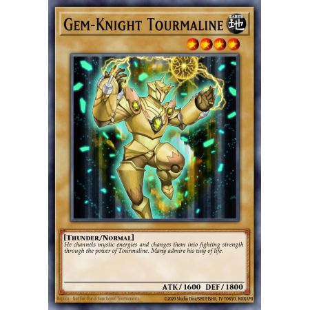 Gem-Knight Tourmaline (Duel Terminal Normal Parallel Rare)