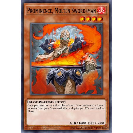 Prominence, Molten Swordsman (Duel Terminal Normal Parallel Rare)