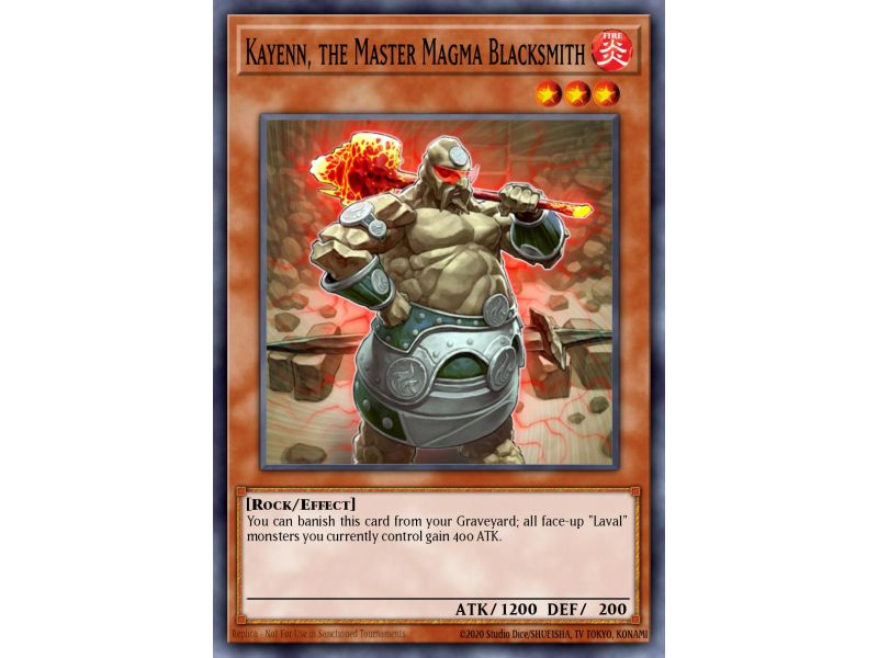 Kayenn, the Master Magma Blacksmith (Duel Terminal Normal Parallel Rare)
