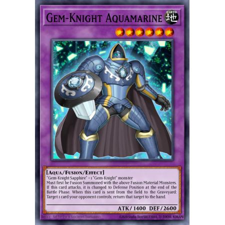 Gem-Knight Aquamarine (Duel Terminal Super Parallel Rare)
