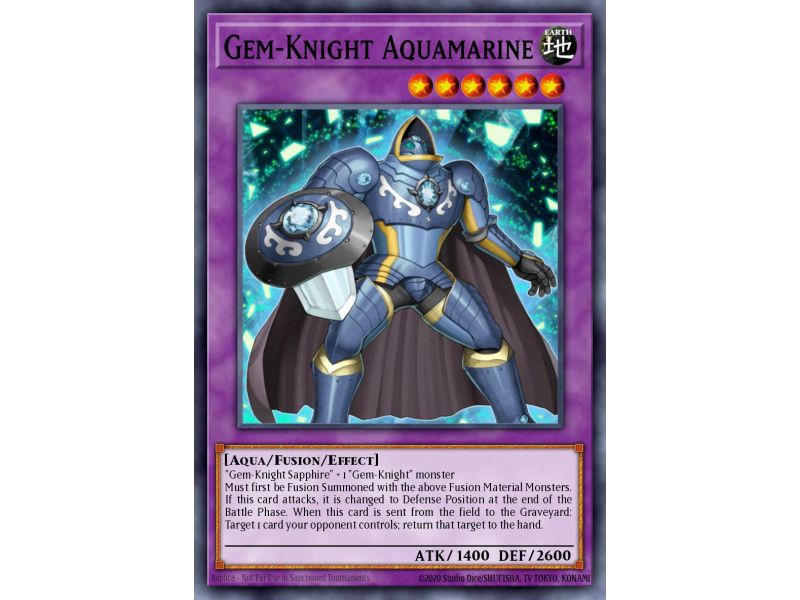 Gem-Knight Aquamarine (Duel Terminal Super Parallel Rare)