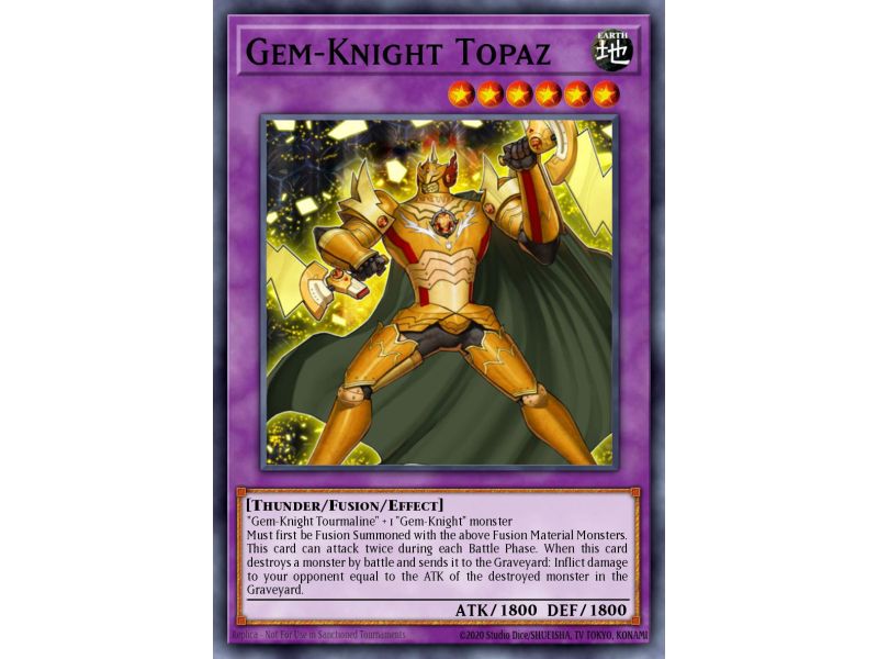 Gem-Knight Topaz (Duel Terminal Ultra Parallel Rare)