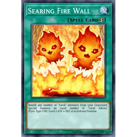 Searing Fire Wall (Duel Terminal Normal Parallel Rare)