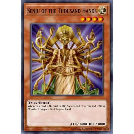 Senju of the Thousand Hands (Duel Terminal Normal Parallel Rare)