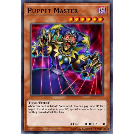 Puppet Master (Duel Terminal Normal Parallel Rare)