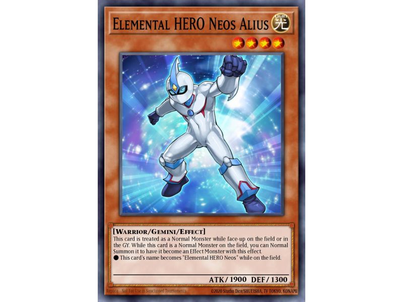 Elemental HERO Neos Alius (Duel Terminal Normal Parallel Rare)