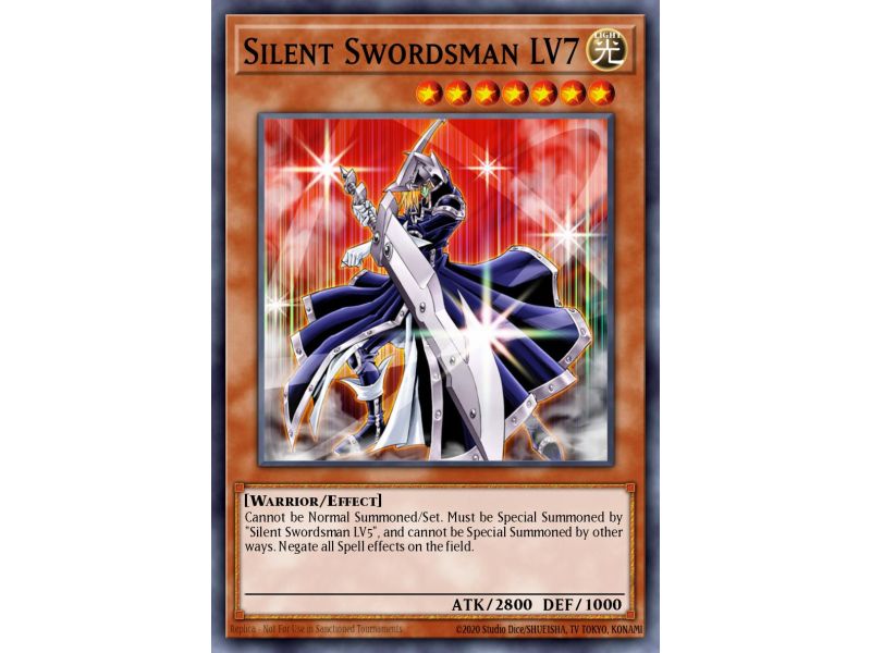 Silent Swordsman LV7 (Duel Terminal Super Parallel Rare)