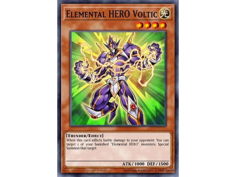 Elemental HERO Voltic (Duel Terminal Normal Parallel Rare)