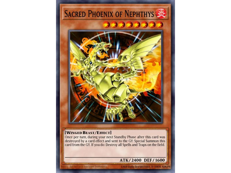 Sacred Phoenix of Nephthys (Duel Terminal Rare Parallel Rare)