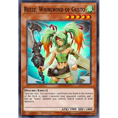 Reeze, Whirlwind of Gusto (Duel Terminal Normal Parallel Rare)
