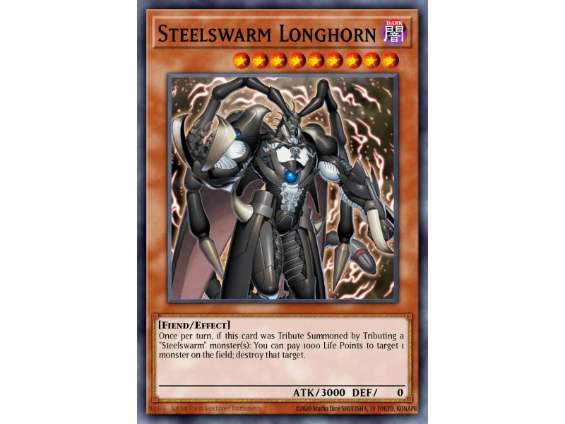 Steelswarm Longhorn (Duel Terminal Super Parallel Rare)