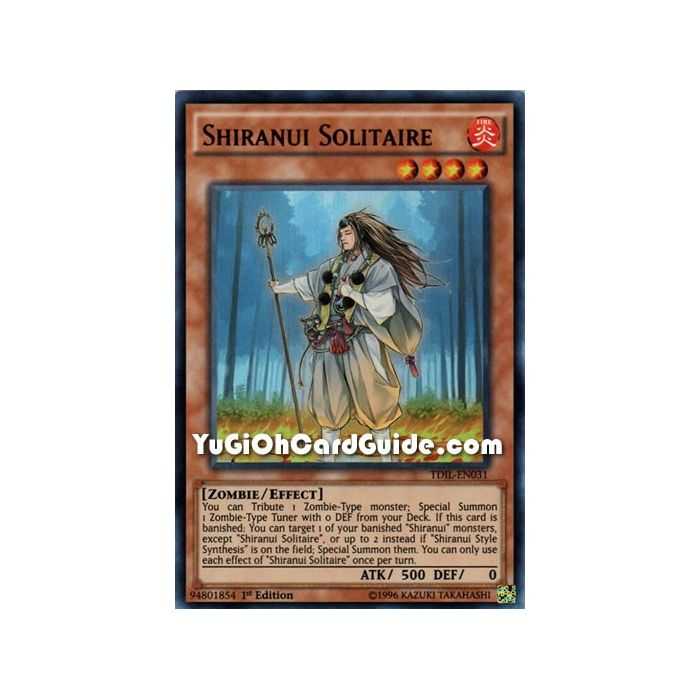 Shiranui Solitaire (Ultra Rare) – The Dark Illusion | Carta YUGIOH en México