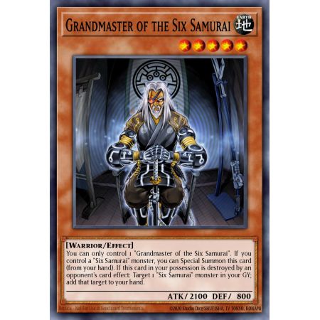 Grandmaster of the Six Samurai (Duel Terminal Rare Parallel Rare)