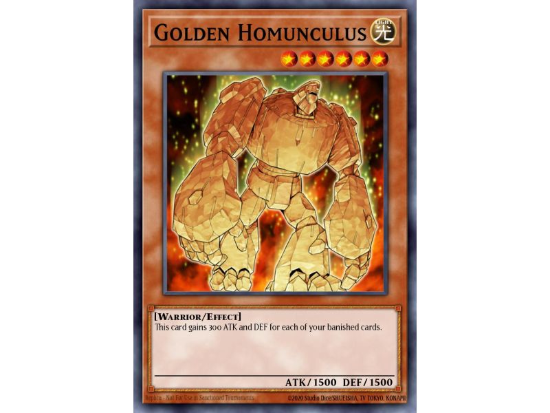 Golden Homunculus (Duel Terminal Normal Parallel Rare)