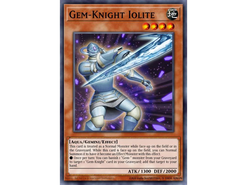 Gem-Knight Iolite (Duel Terminal Normal Parallel Rare)