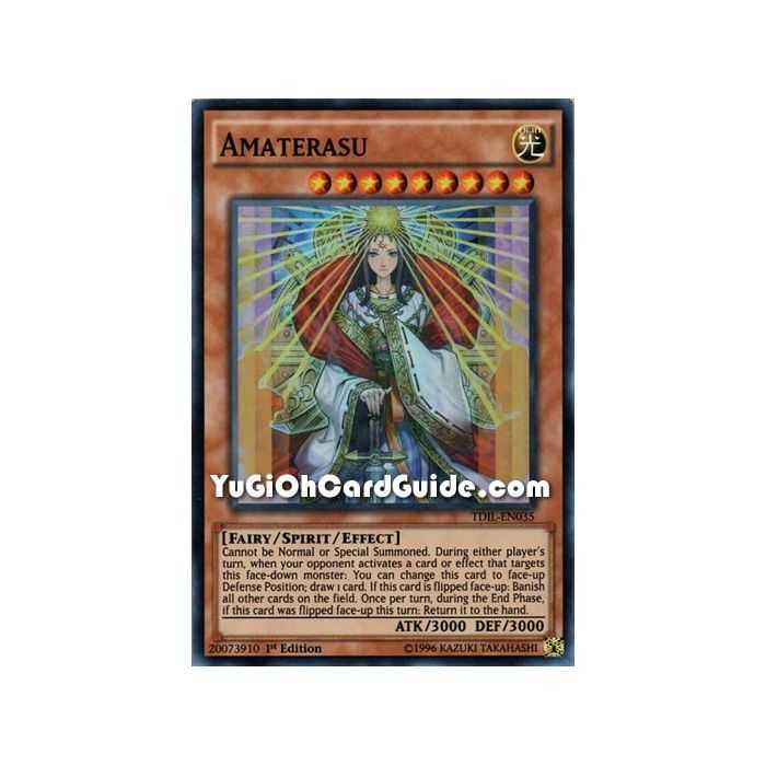 Amaterasu (Super Rare) – The Dark Illusion | Carta YUGIOH en México