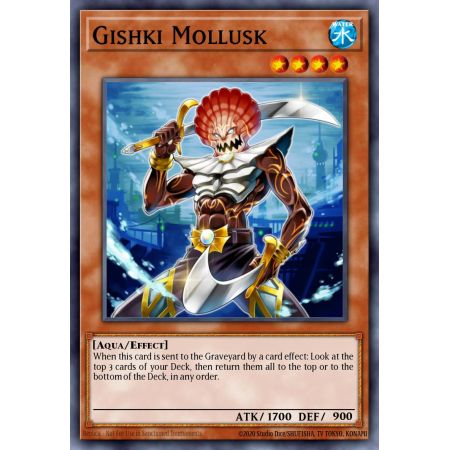 Gishki Mollusk (Duel Terminal Normal Parallel Rare)