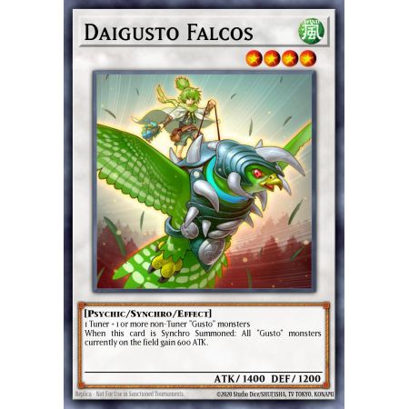 Daigusto Falcos (Duel Terminal Super Parallel Rare)