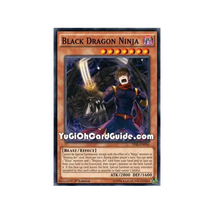 Black Dragon Ninja (Common) – The Dark Illusion | Carta YUGIOH en México