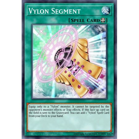 Vylon Segment (Duel Terminal Normal Parallel Rare)