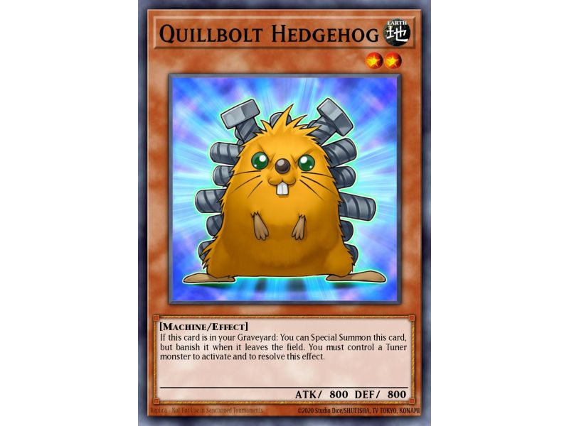Quillbolt Hedgehog (Duel Terminal Normal Parallel Rare)