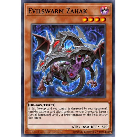 Evilswarm Zahak (Duel Terminal Rare Parallel Rare)