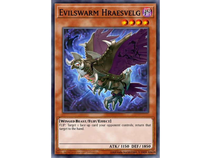 Evilswarm Hraesvelg (Duel Terminal Rare Parallel Rare)