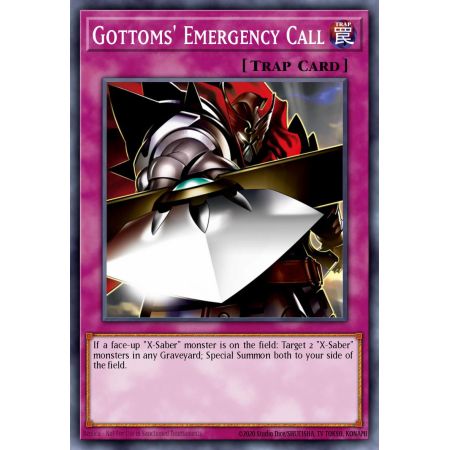 Gottoms' Emergency Call (Duel Terminal Normal Parallel Rare)