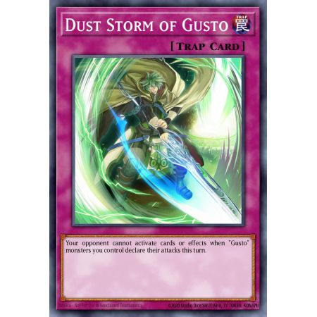 Dust Storm of Gusto (Duel Terminal Normal Parallel Rare)