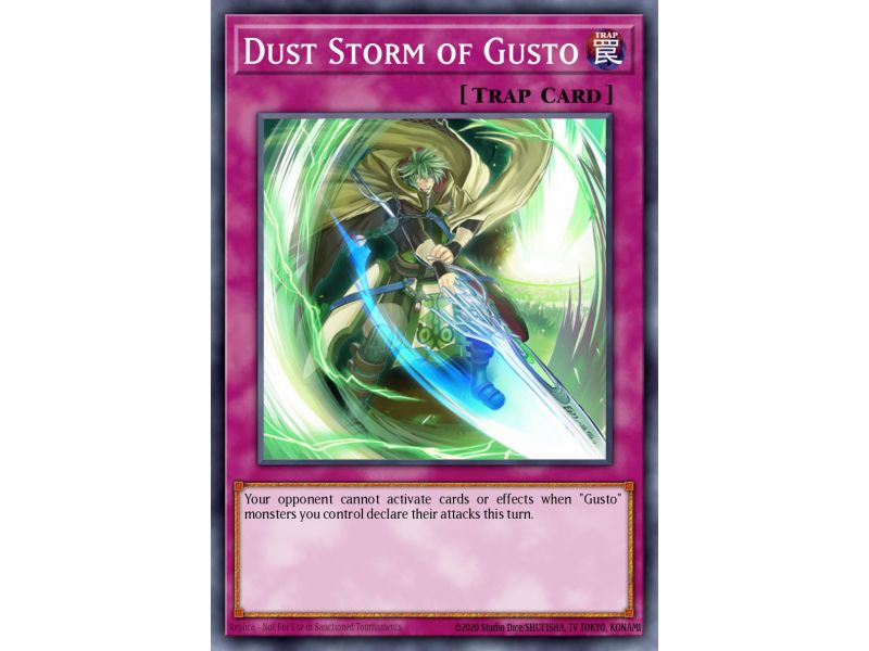 Dust Storm of Gusto (Duel Terminal Normal Parallel Rare)