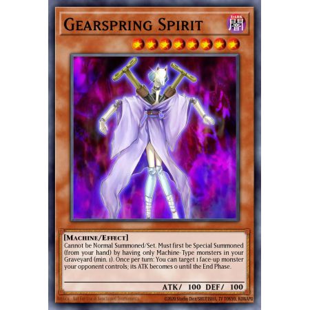 Gearspring Spirit (Duel Terminal Normal Parallel Rare)