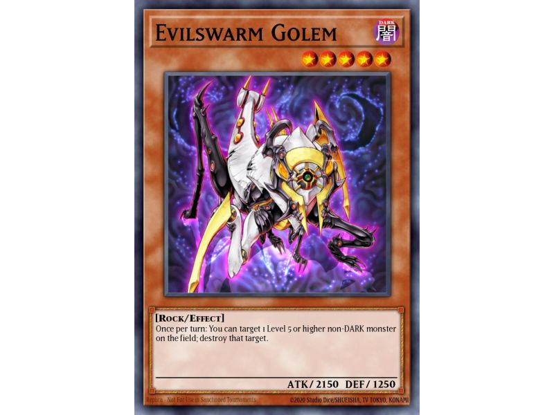 Evilswarm Golem (Duel Terminal Rare Parallel Rare)