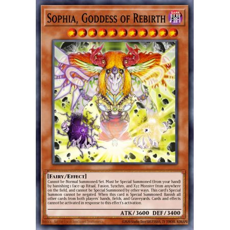 Sophia, Goddess of Rebirth (Duel Terminal Ultra Parallel Rare)
