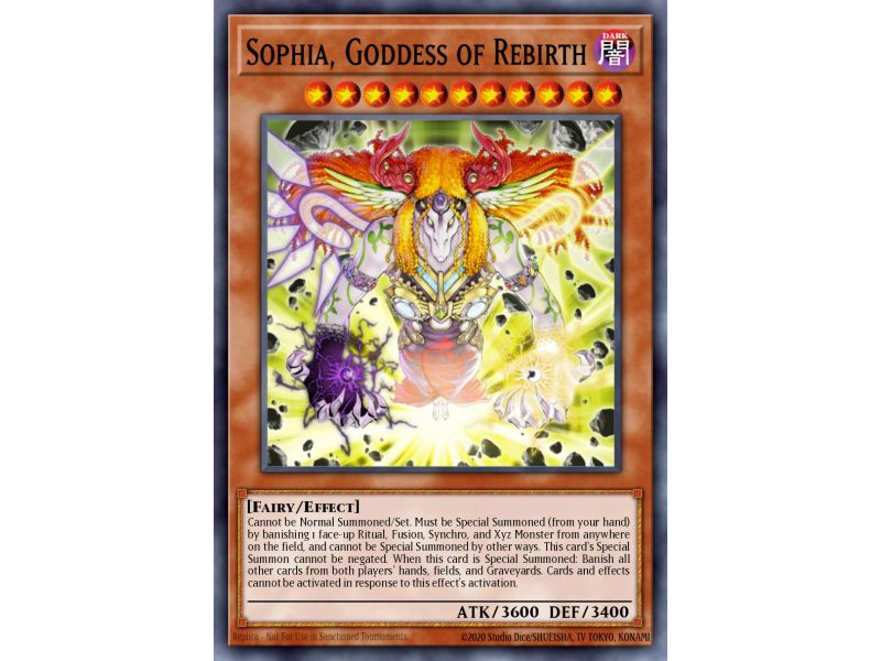 Sophia, Goddess of Rebirth (Duel Terminal Ultra Parallel Rare)