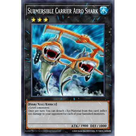 Submersible Carrier Aero Shark (Duel Terminal Normal Parallel Rare)