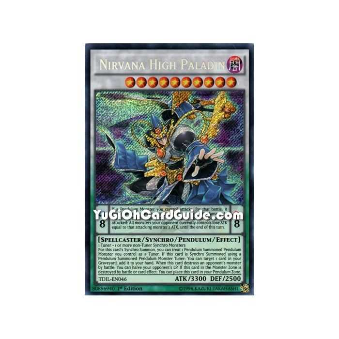 Nirvana High Paladin (Secret Rare) – The Dark Illusion | Carta YUGIOH en México