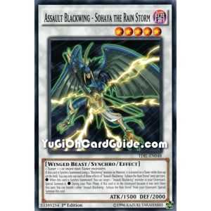 Assault Blackwing - Sohaya the Rain Storm (Common) – The Dark Illusion | Carta YUGIOH en México